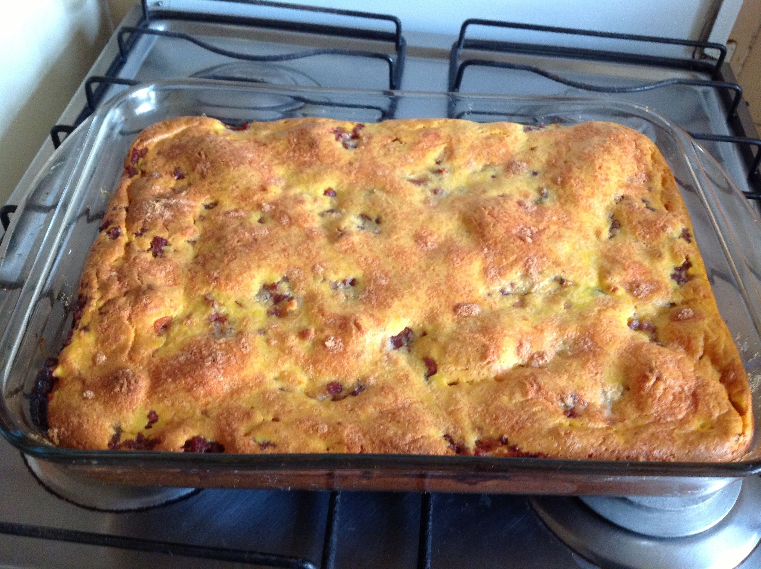 Torta de abóbora com carne moída