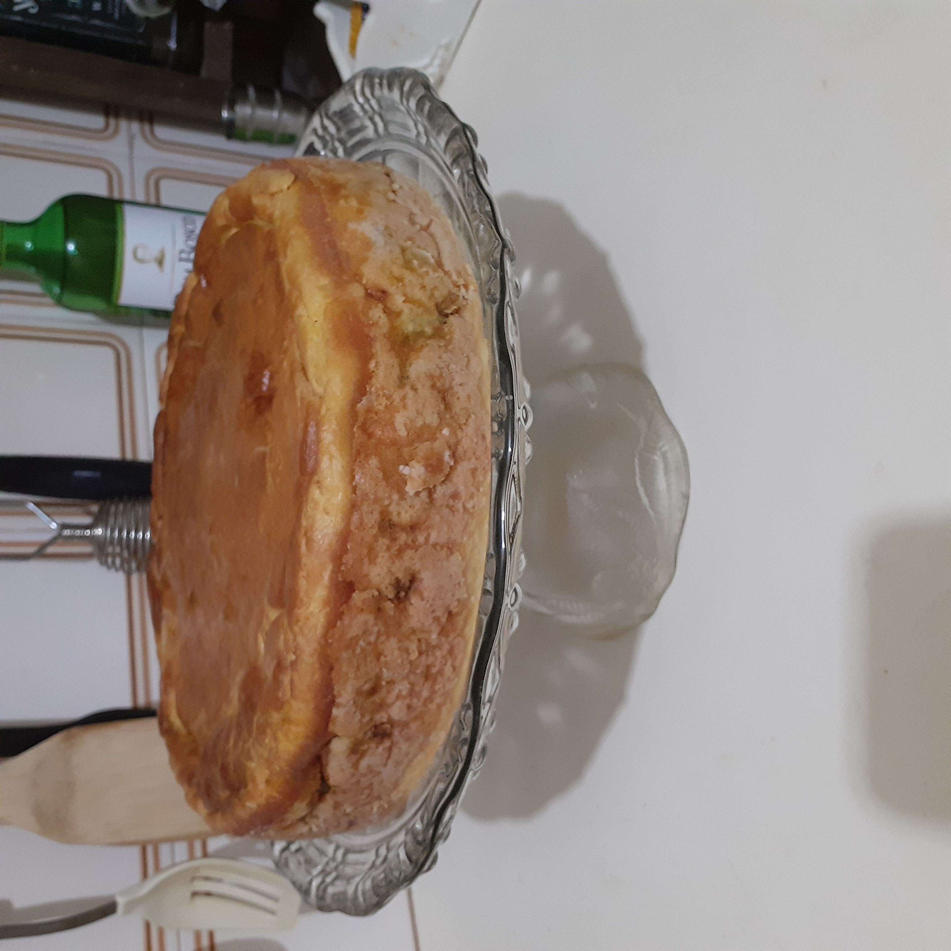 Torta de arroz de liquidificador