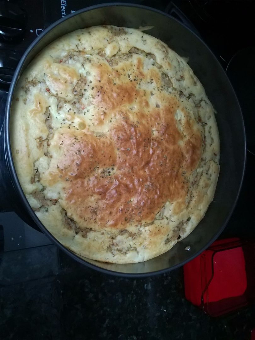 Torta de atum cremosa