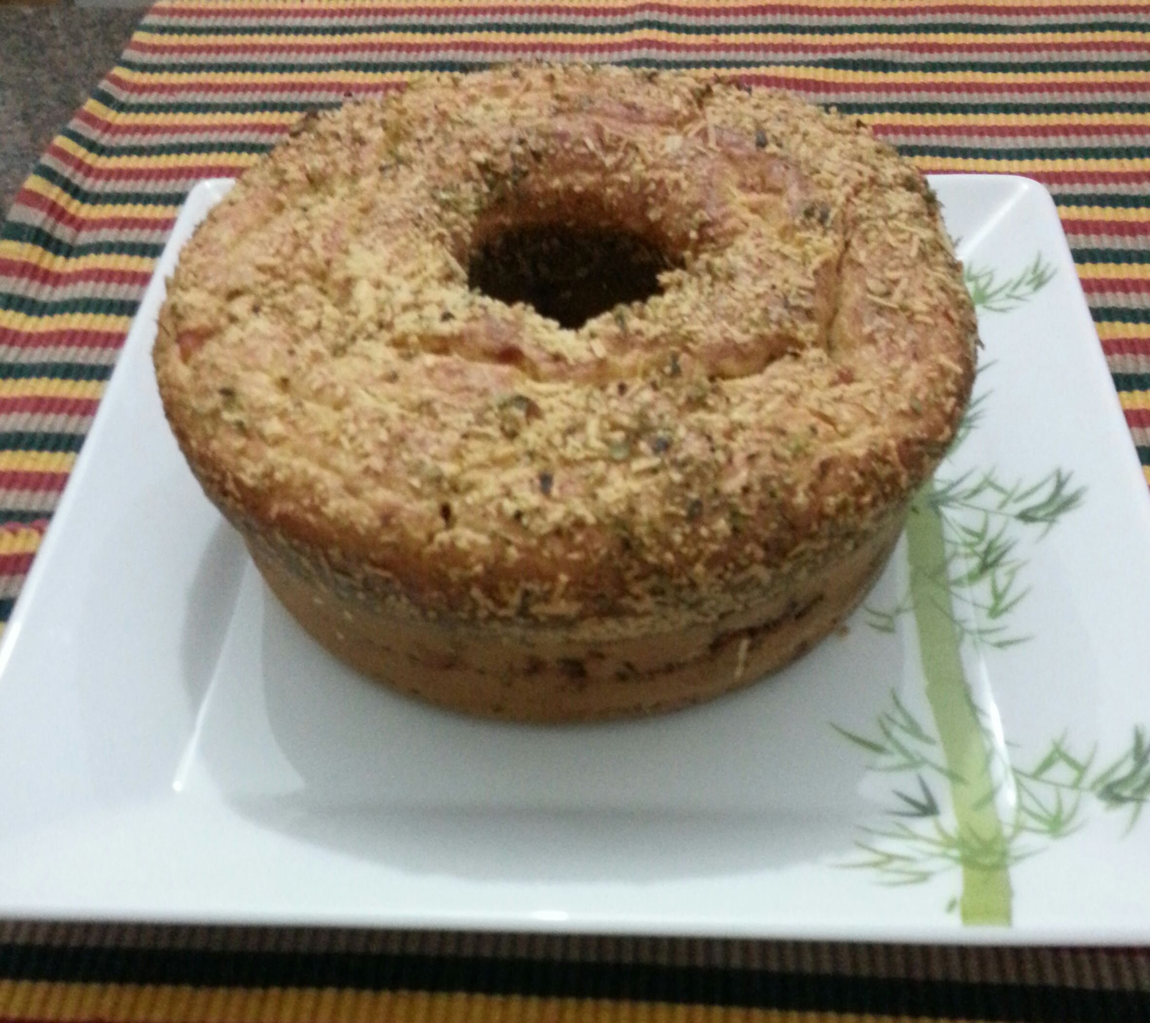 Torta de atum e queijo