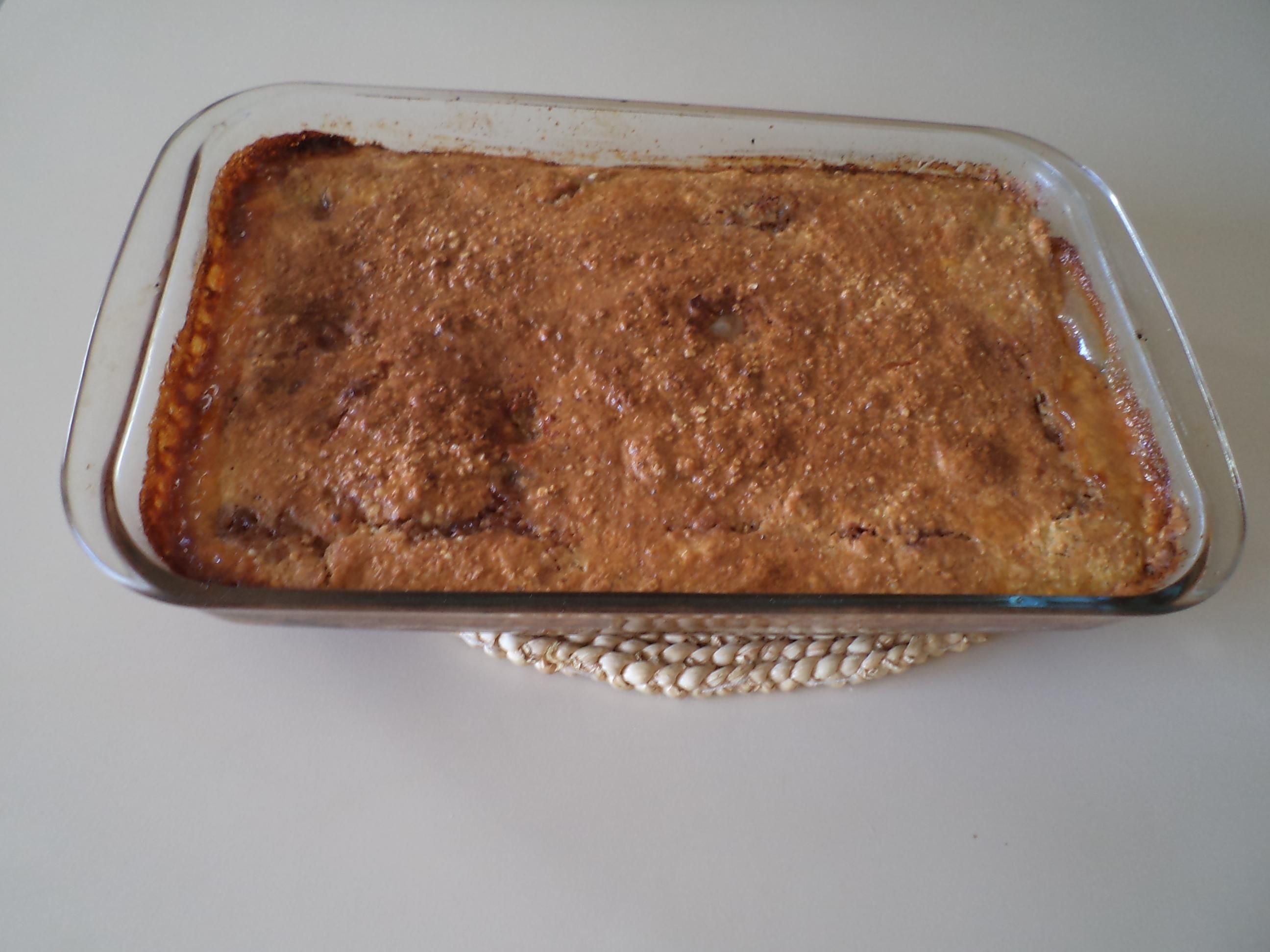 Torta de Banana com Aveia