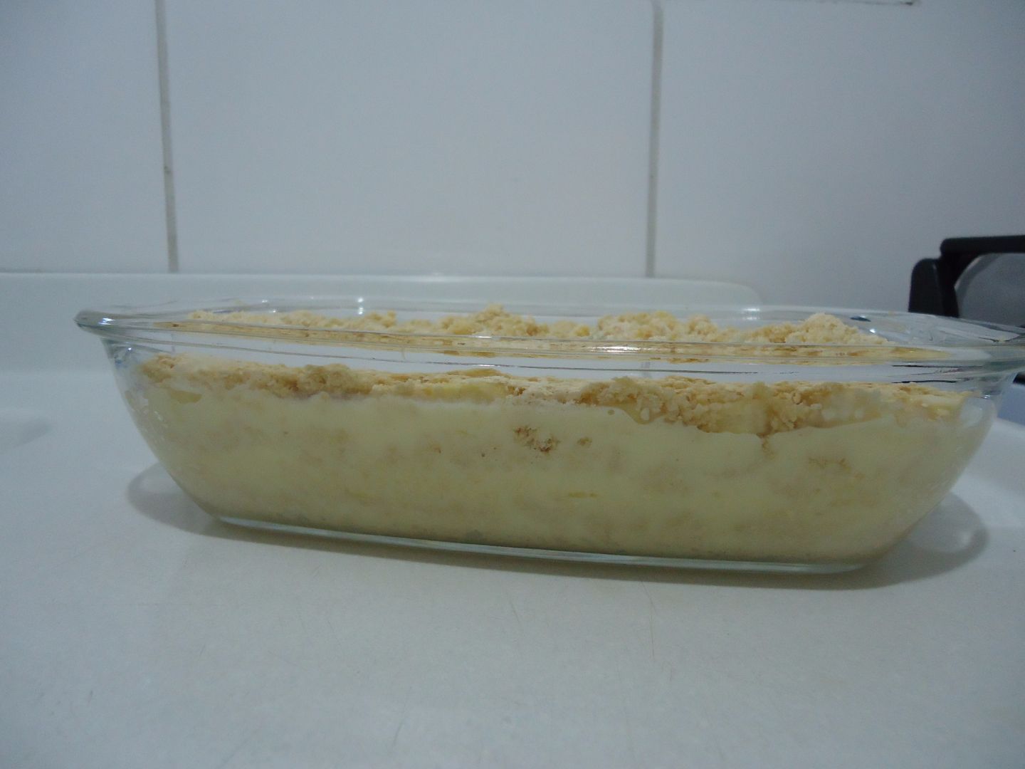 Torta de banana com farinha lactea