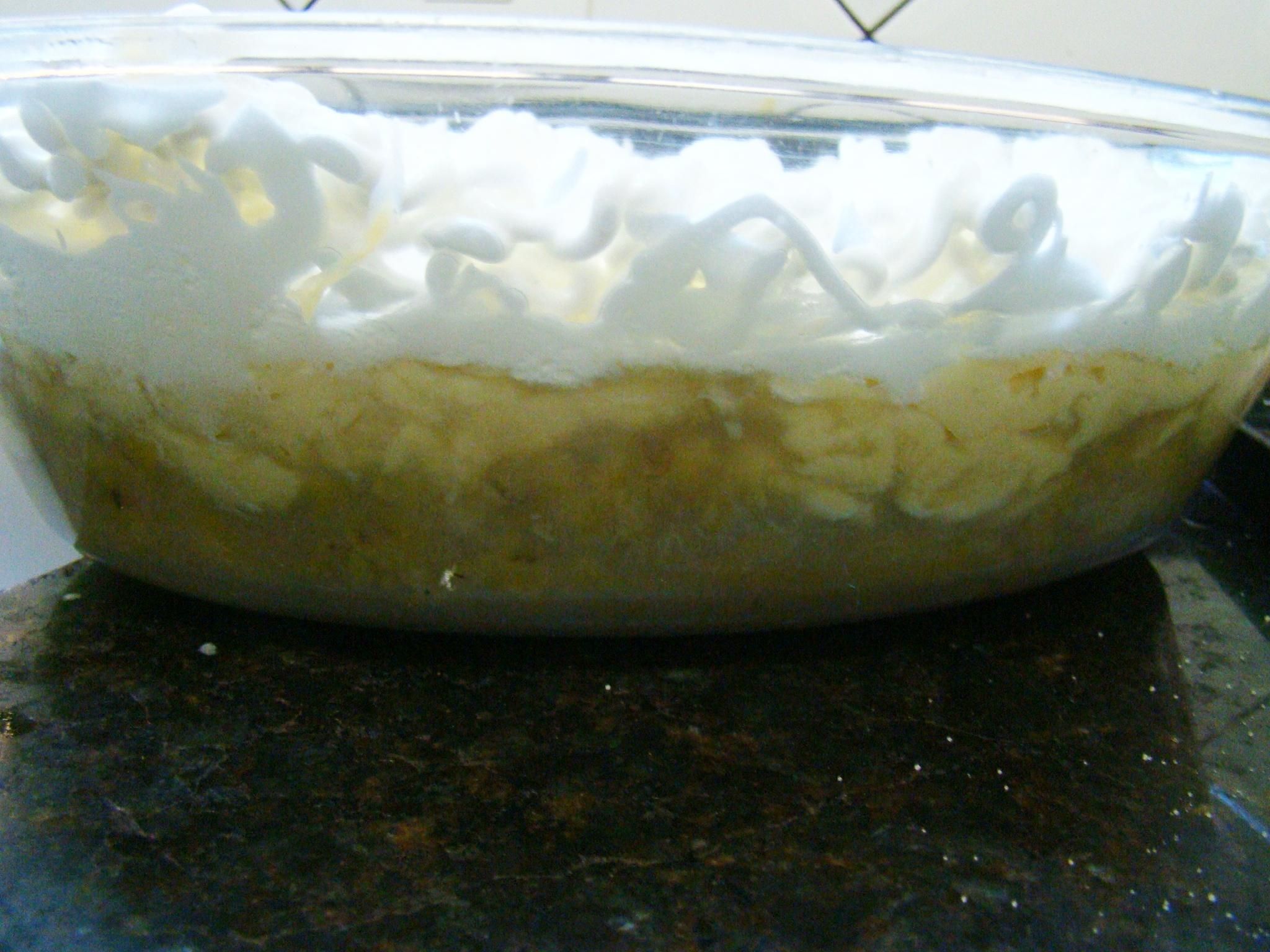 Torta de Banana com Merengue