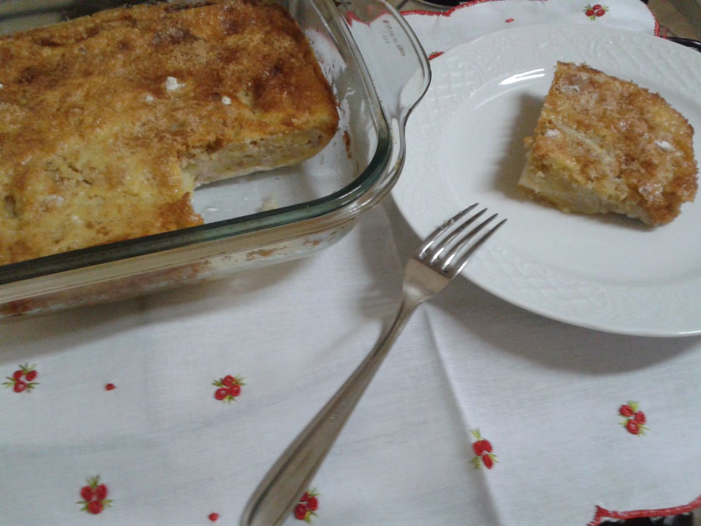 Torta de banana ou maçã