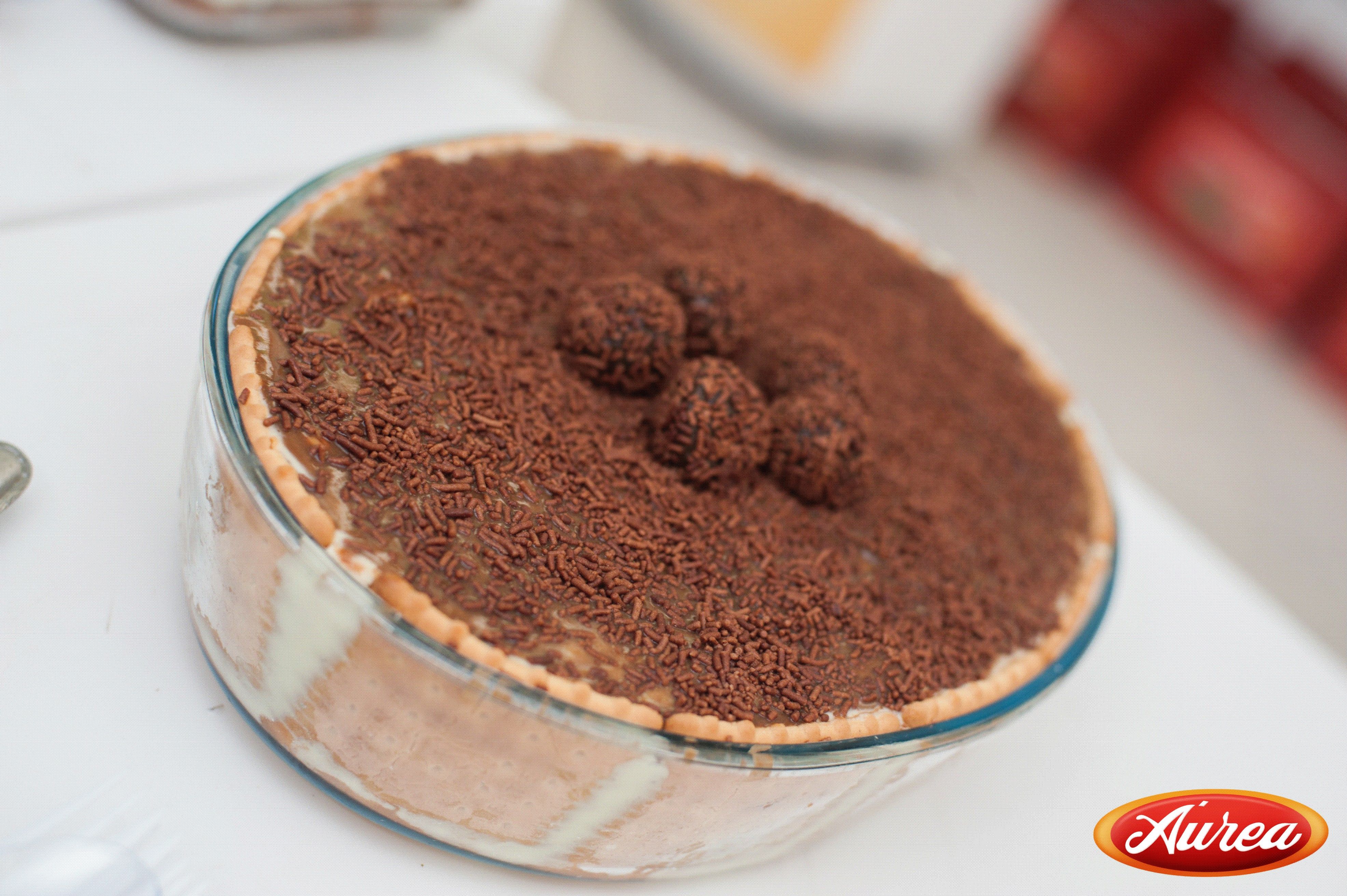 Torta de Bolacha e Brigadeiro – Áurea