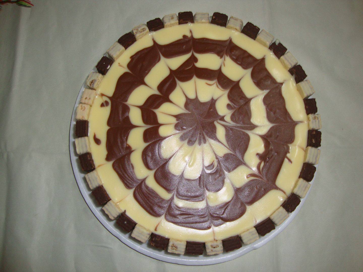 Torta de chocolate branco