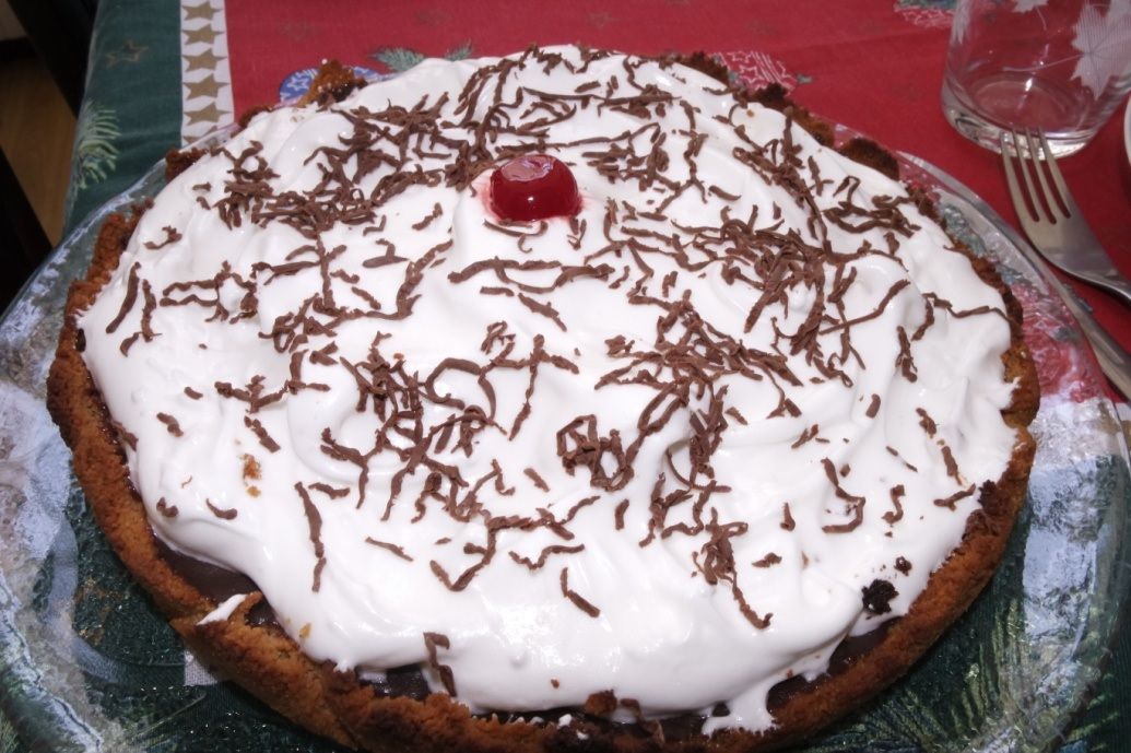 Torta de chocolate com claras em neve do Rodrigão