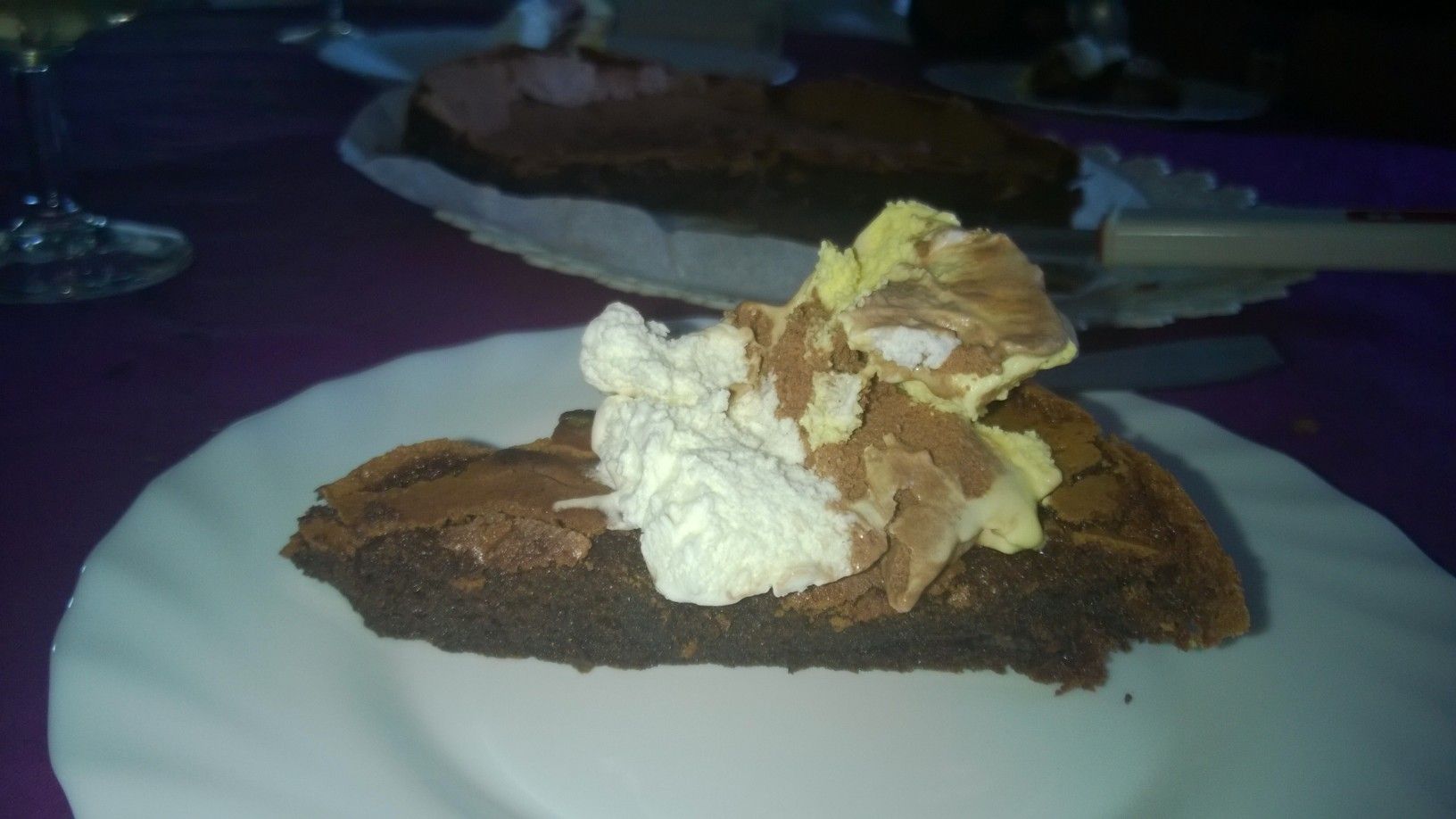 Torta de chocolate intenso