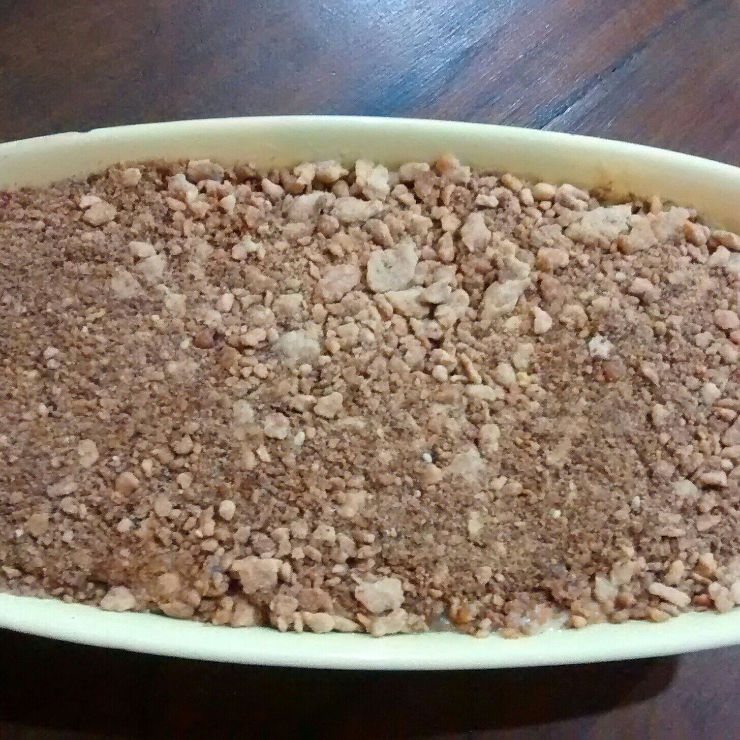 Torta de farofa doce