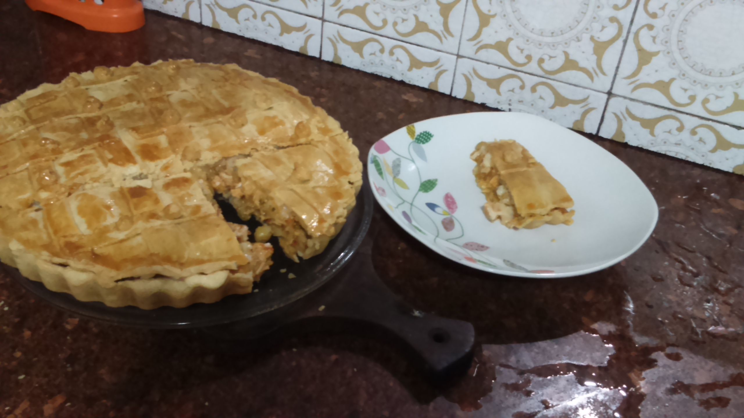 Torta de frango com catupiri