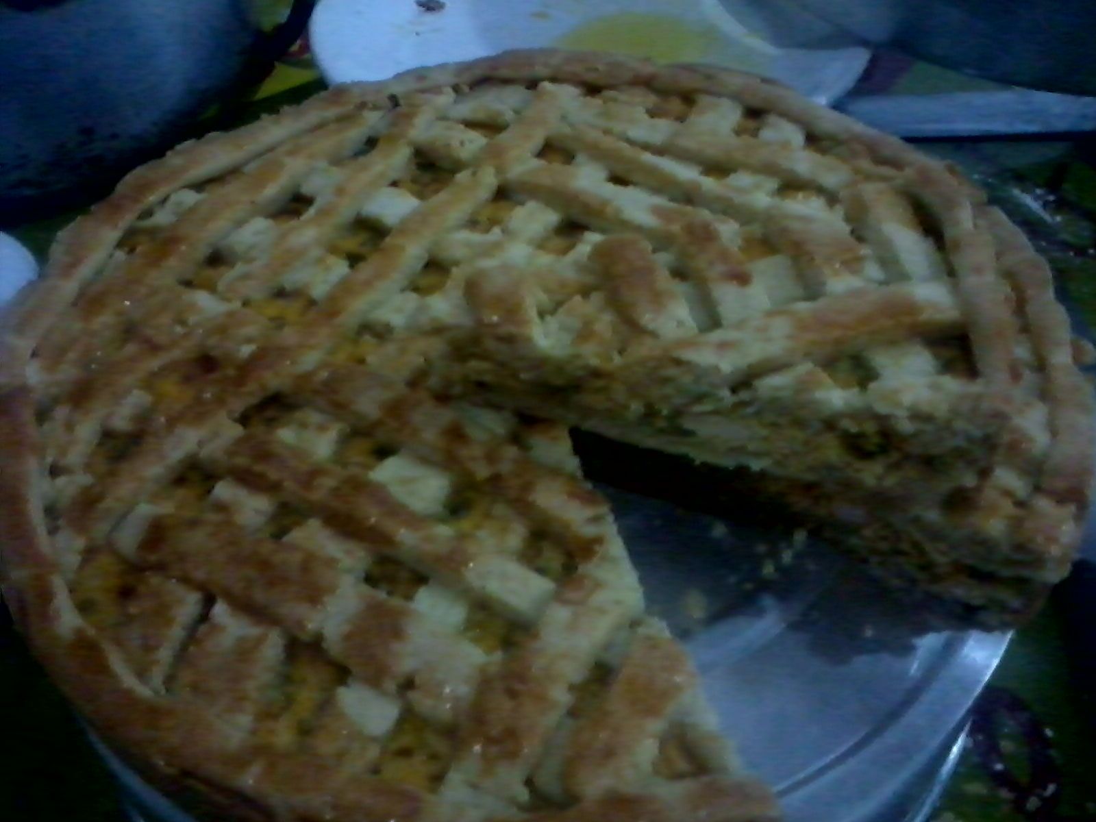 Torta de frango cremoso simples