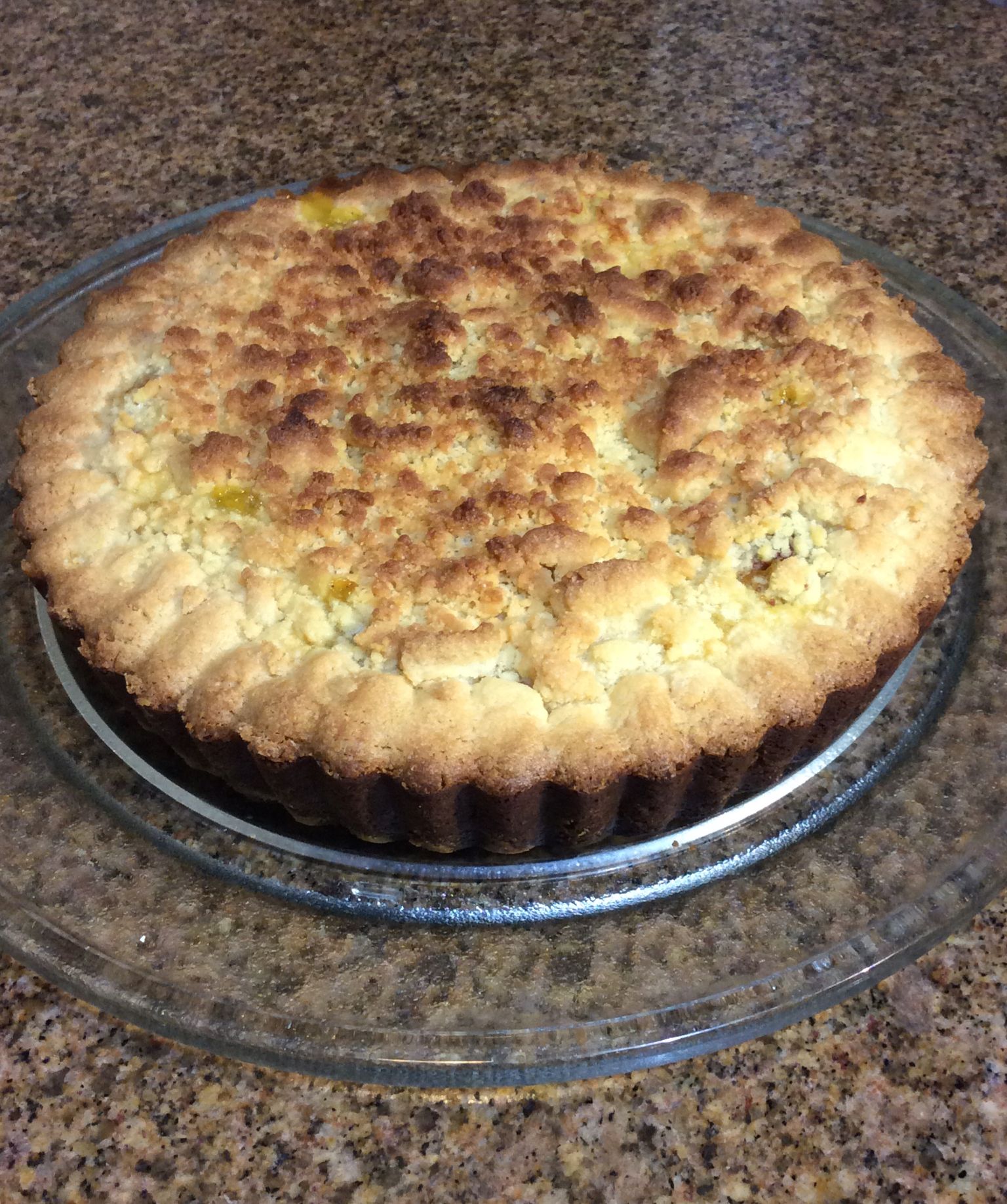 Torta de maçã alemã (com streusel)