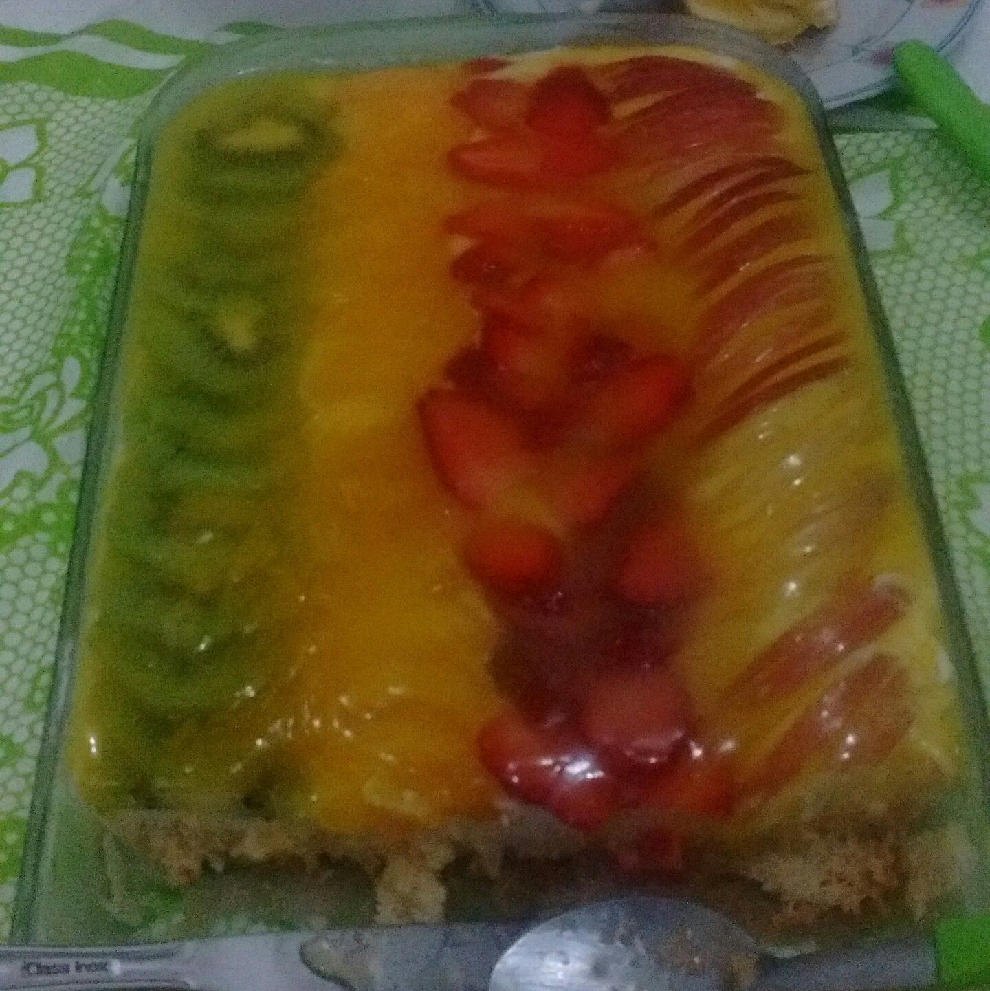 Torta de maçã cremosa