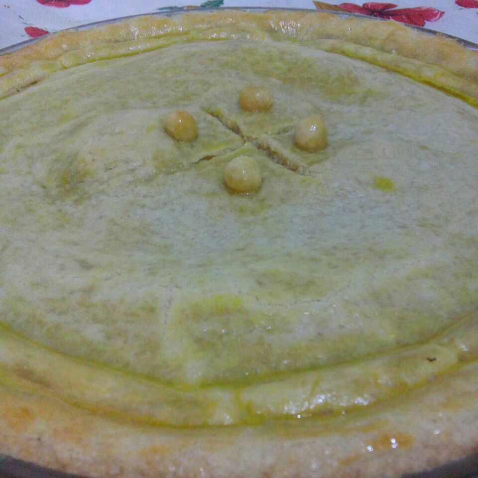 Torta de maçã verde