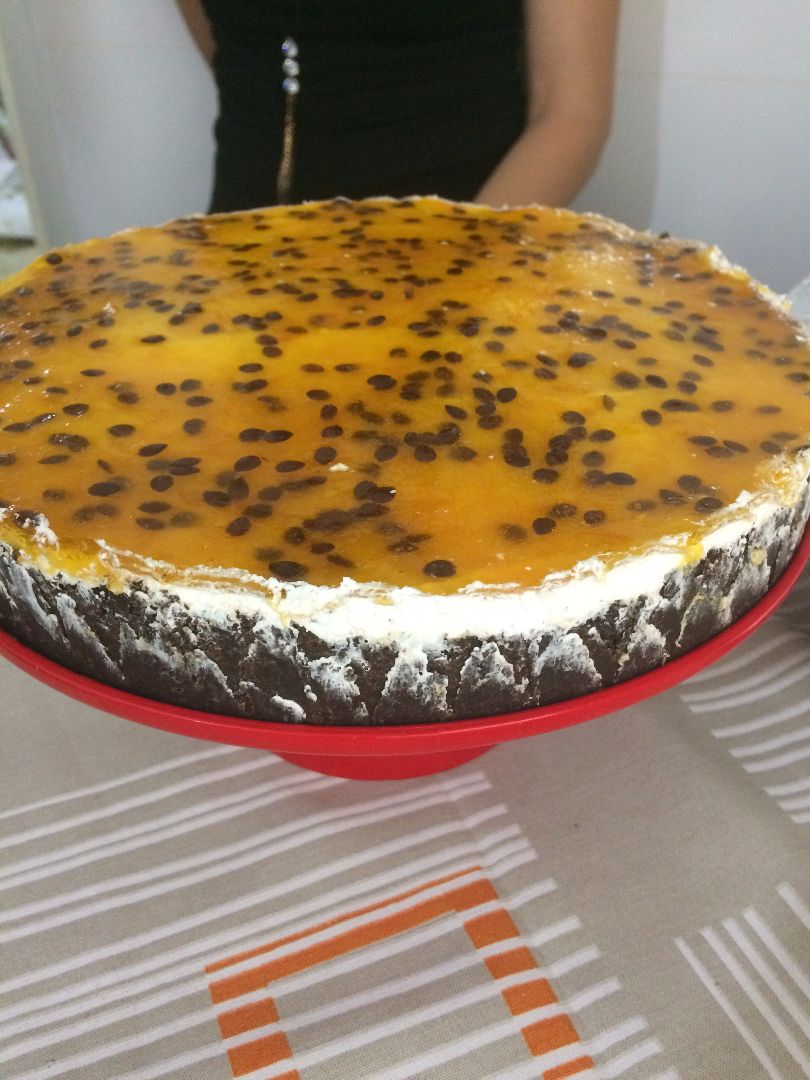 Torta de maracujá com oreo