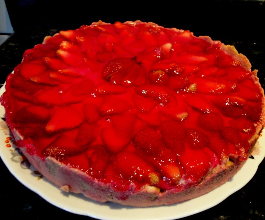 Torta de morango rápida