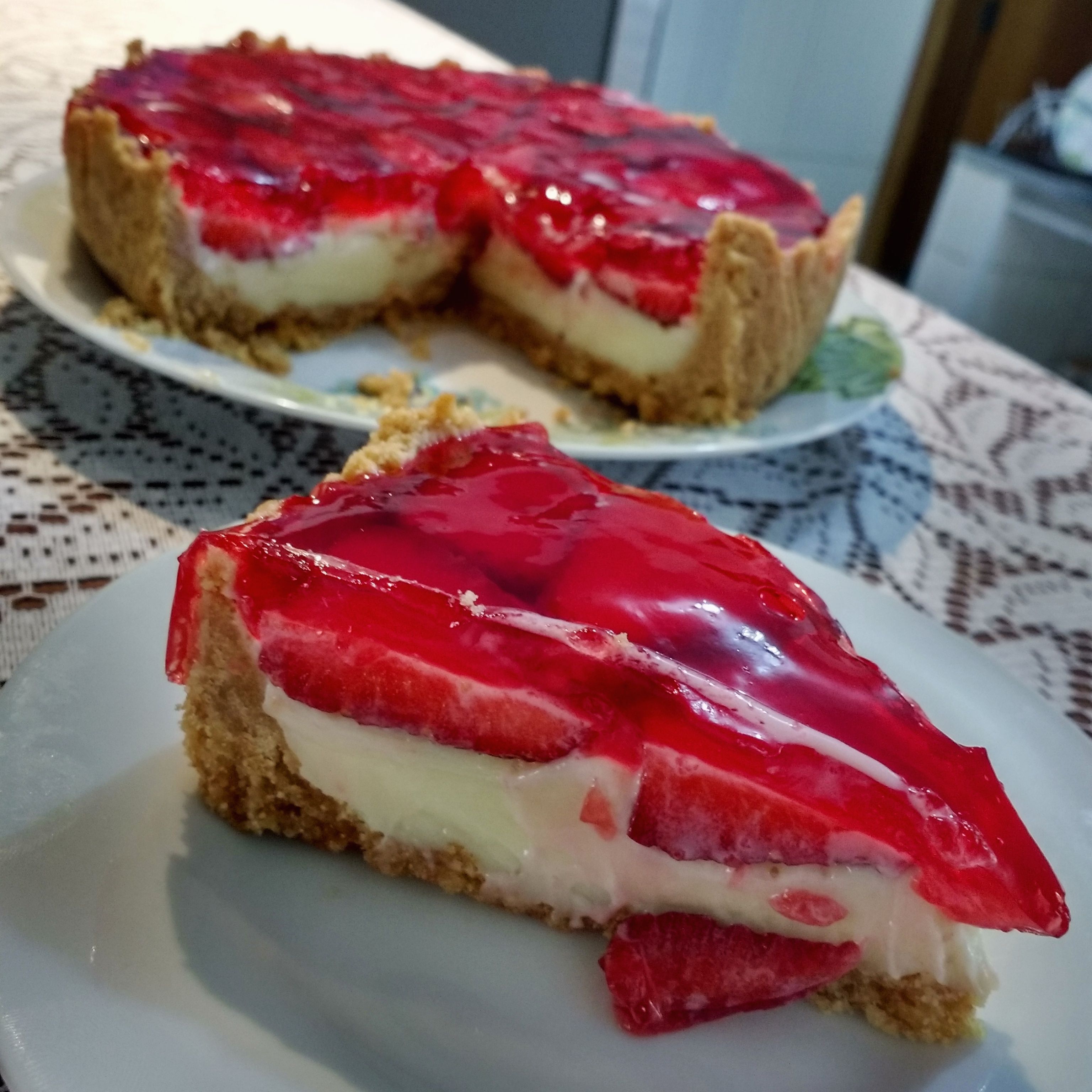 Torta de morango sem segredo