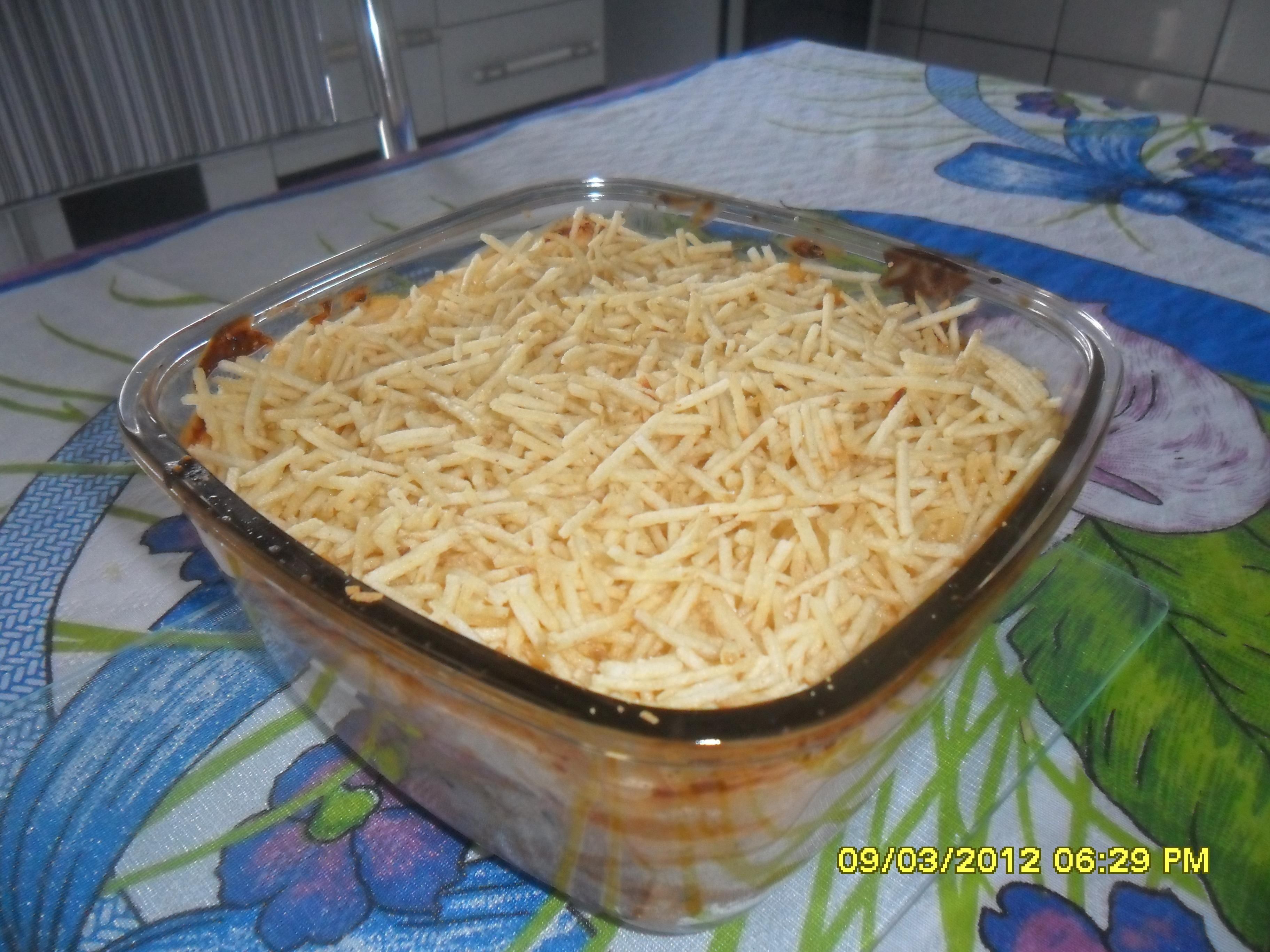 Torta de pão ao forno