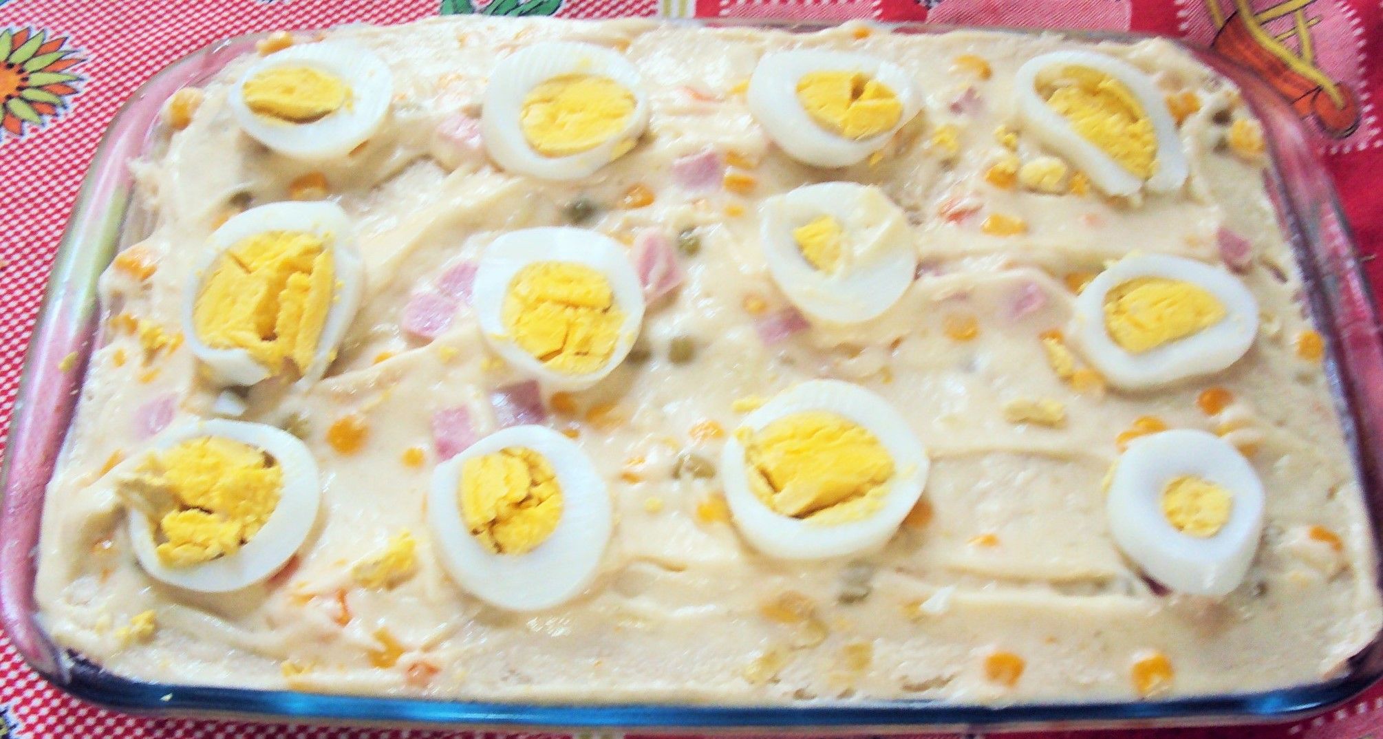 Torta de pão de forma de legumes