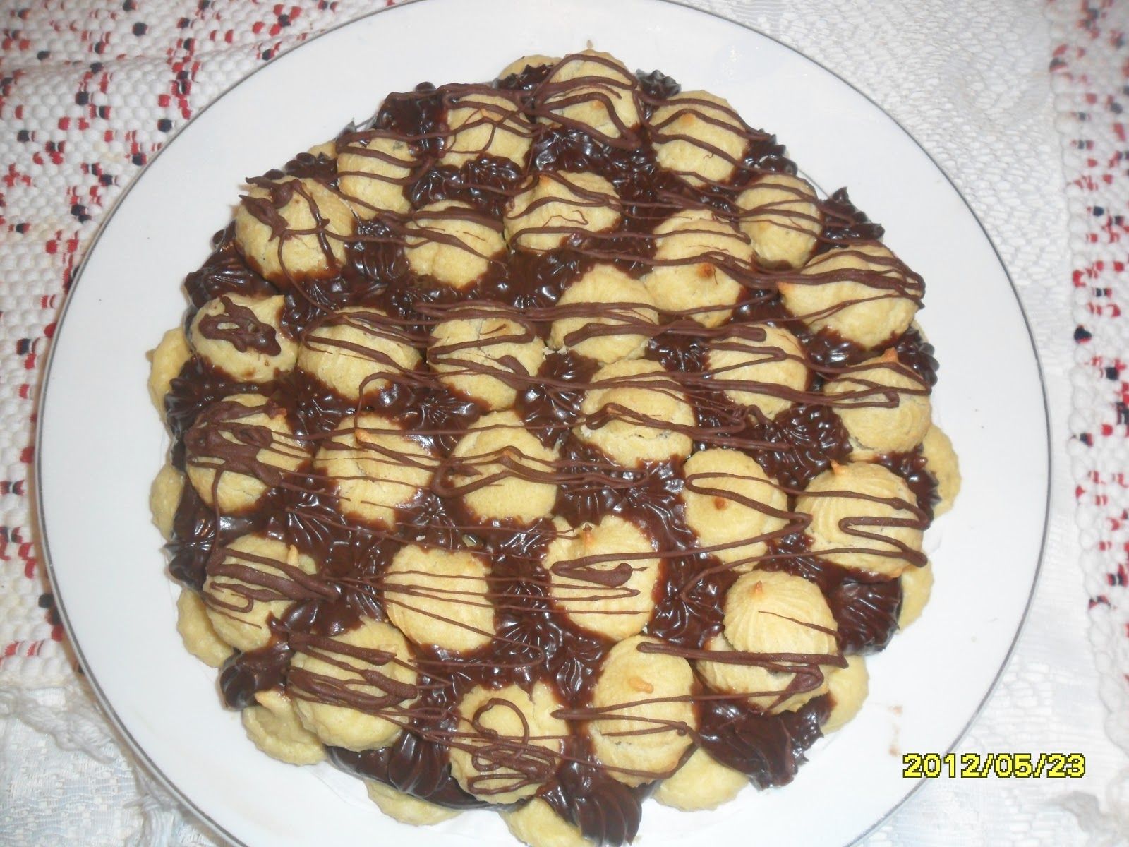 Torta de profiteroles