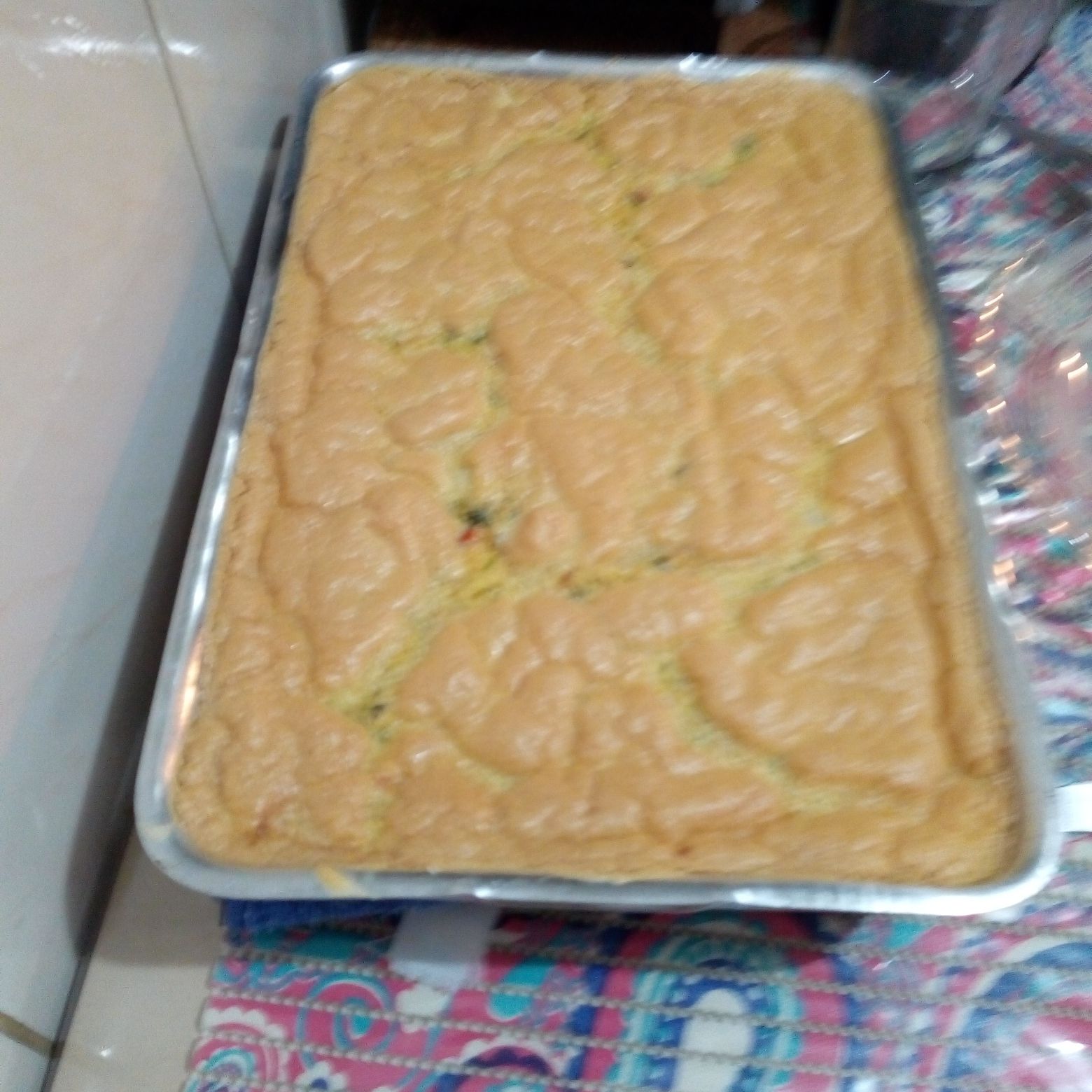 Torta de repolho com bacalhau