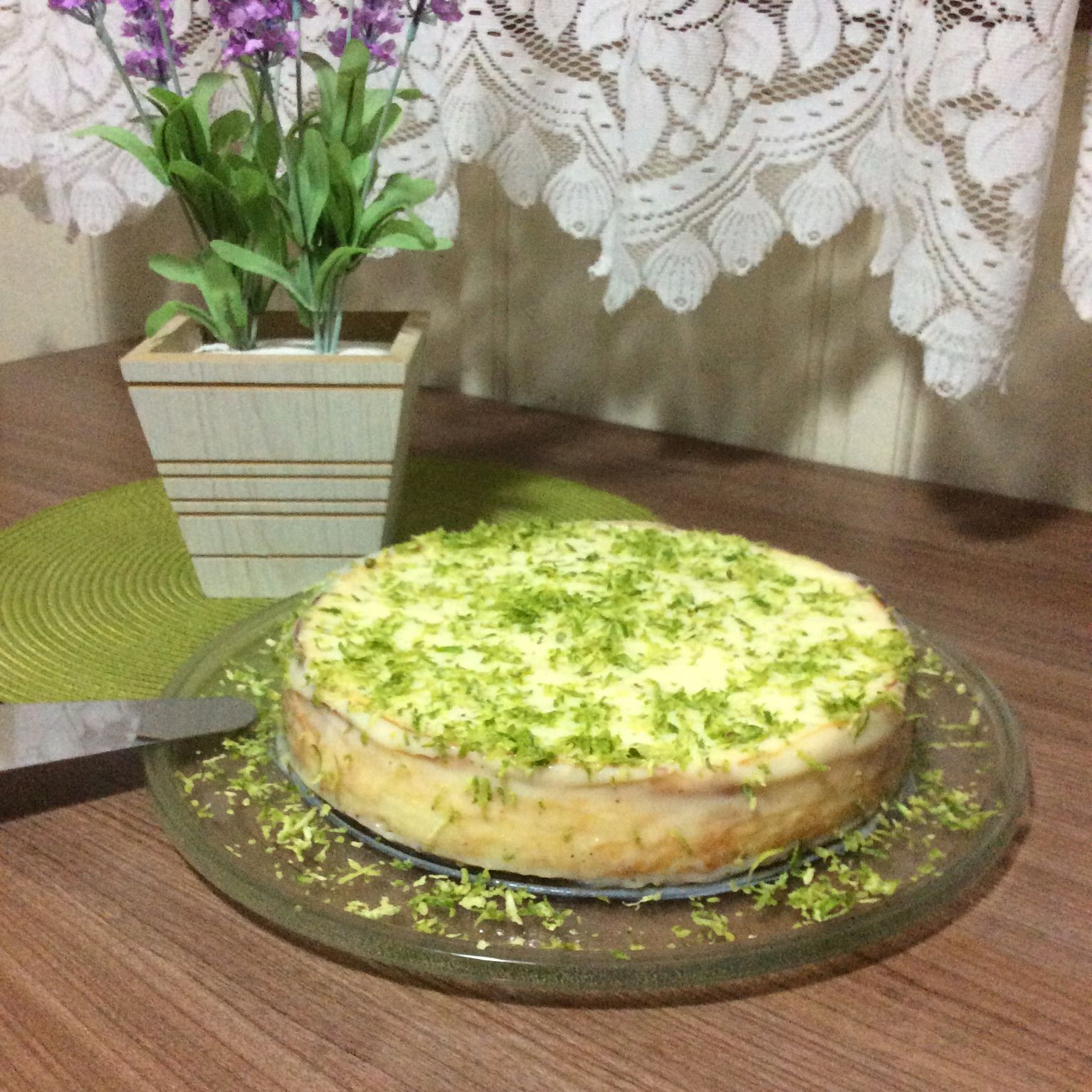 Torta de ricota com limão