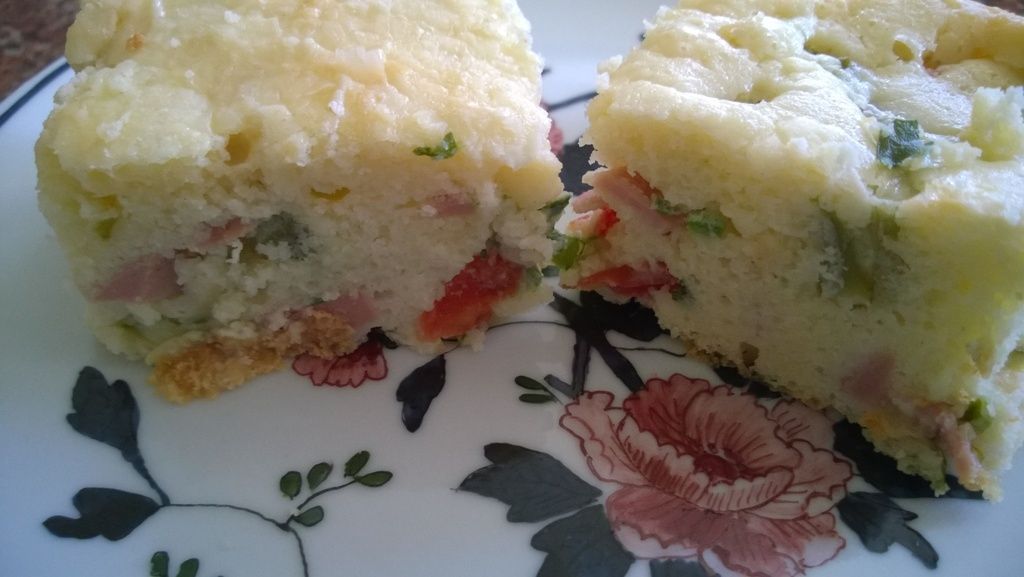 Torta de vagem/presunto e queijo do Lúcio Cezar