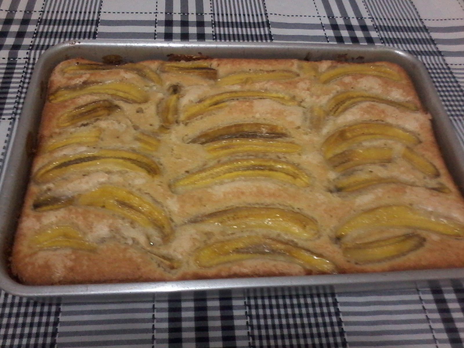 Torta fácil de banana