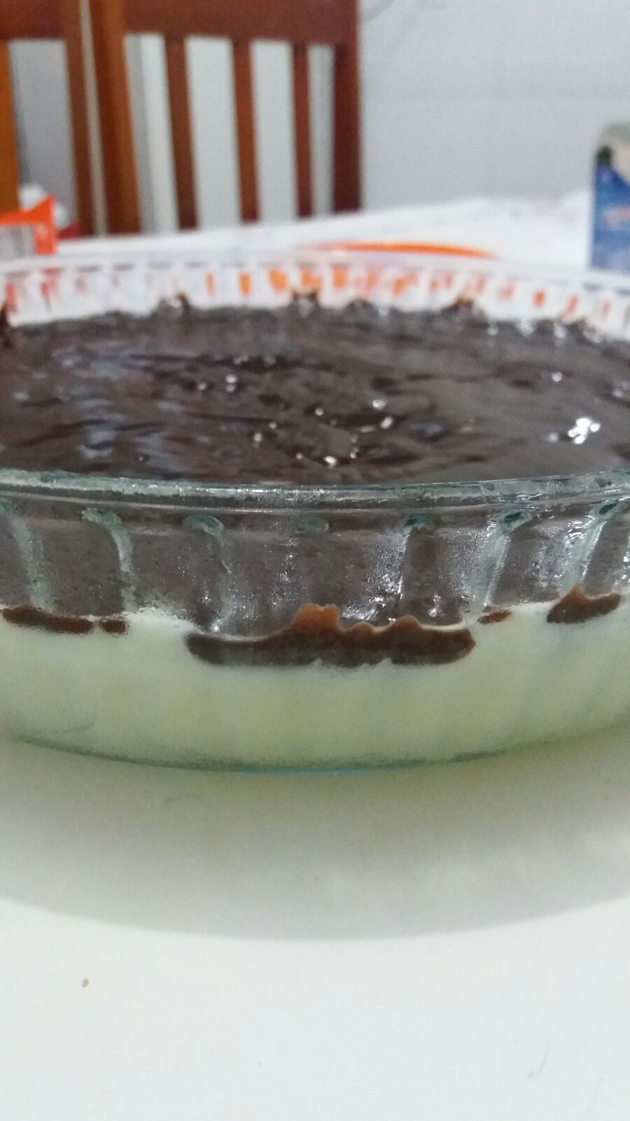 Torta gelada de leite ninho