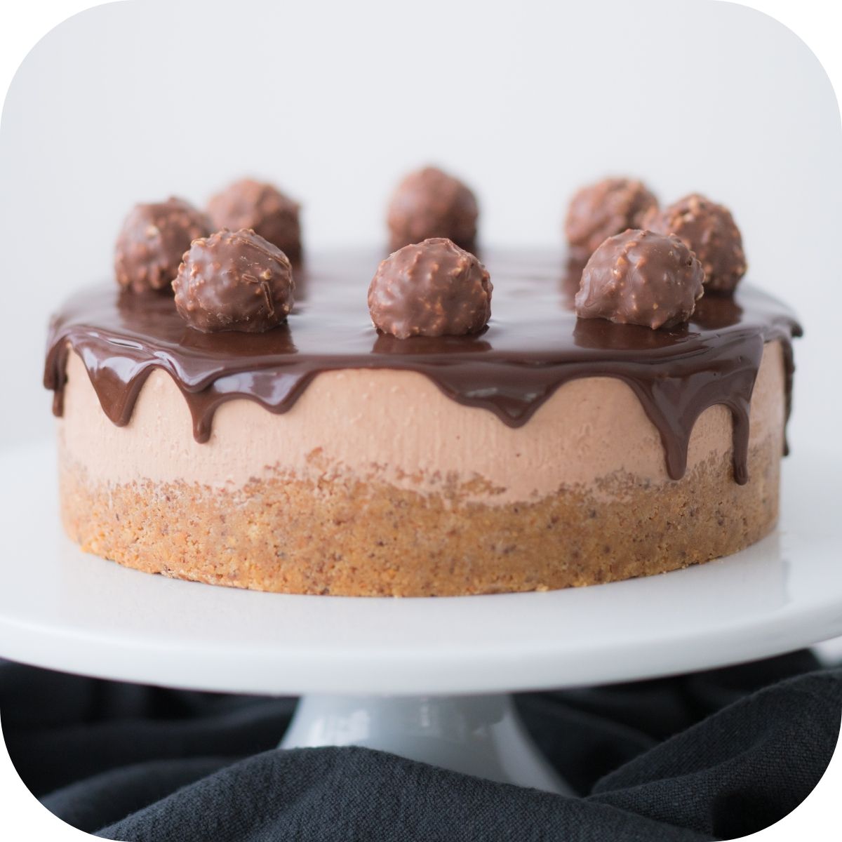 Torta mousse crocante de Ferrero Rocher