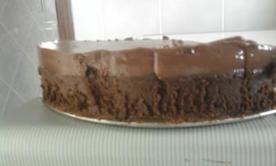 Torta trufada de 2 chocolates