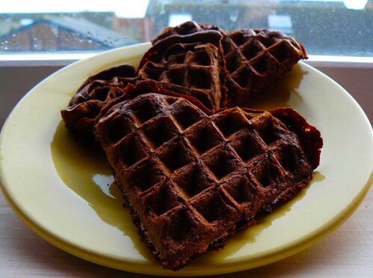 Waffle Integral de Chocolate