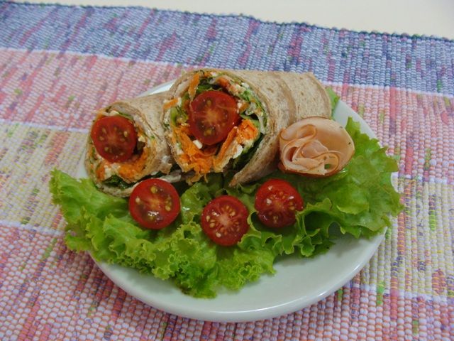 Wrap de peru da Abima