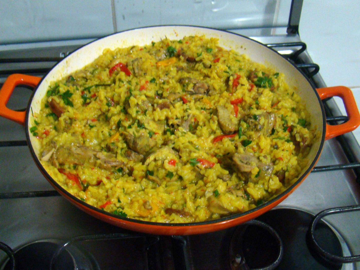 Arroz com galinha