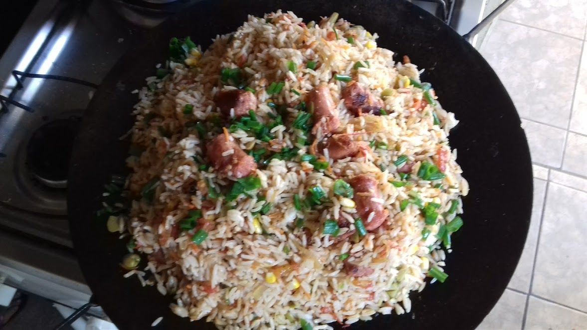 Arroz com linguiça do Jose Bento