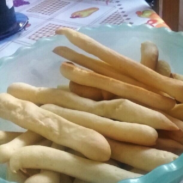 Biscoito de polvilho tipo pão de queijo