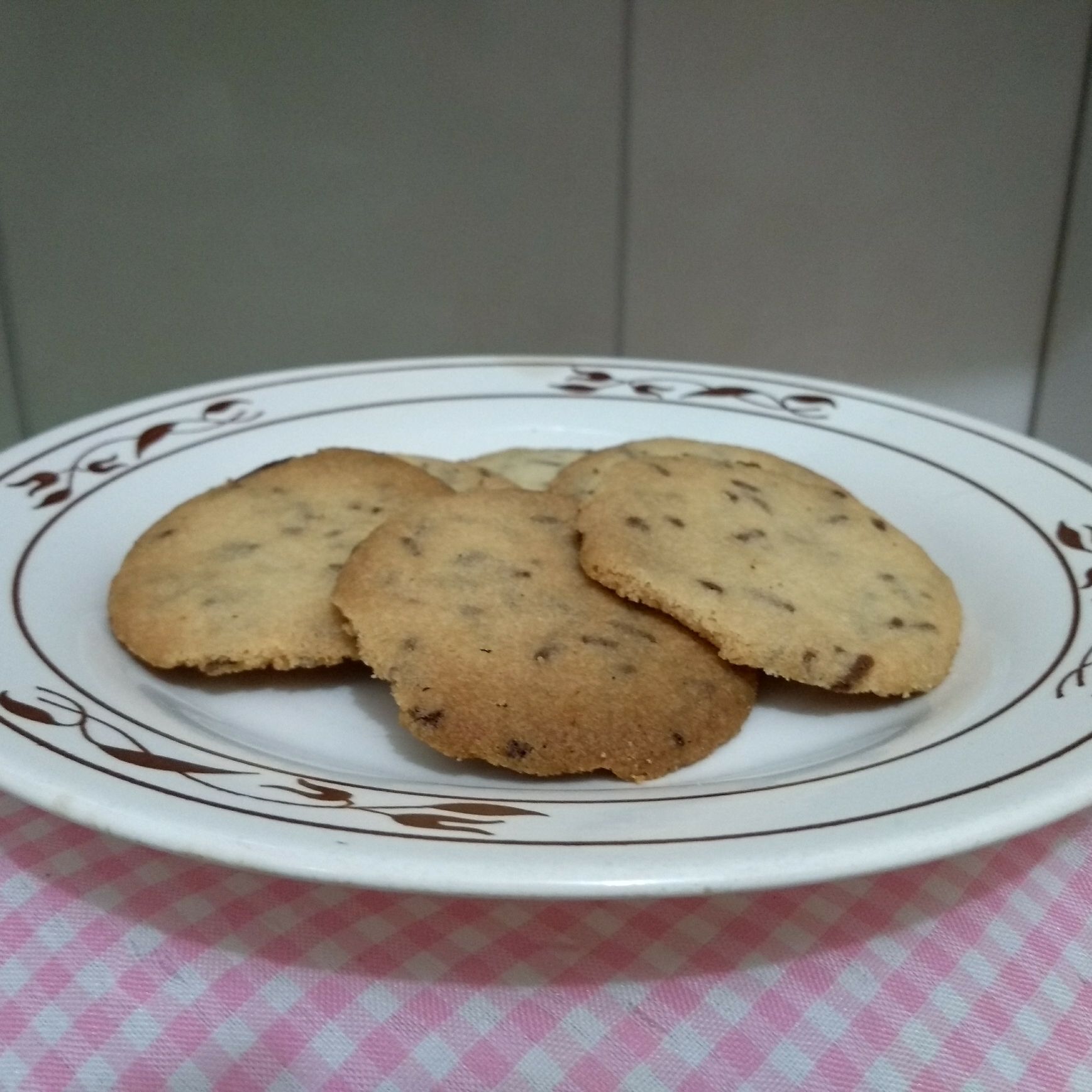 Biscoitos simples com granulado