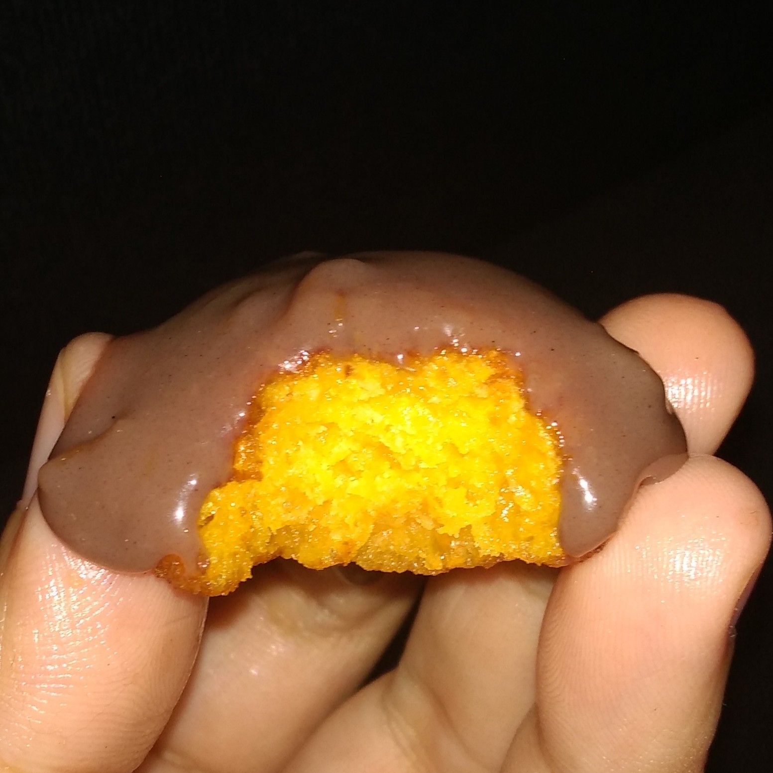 Bolinho de cenoura com cobertura de brigadeiro