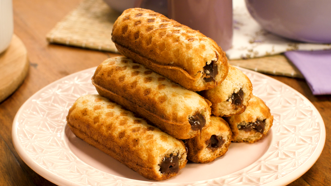 Bolinho recheado de chocolate