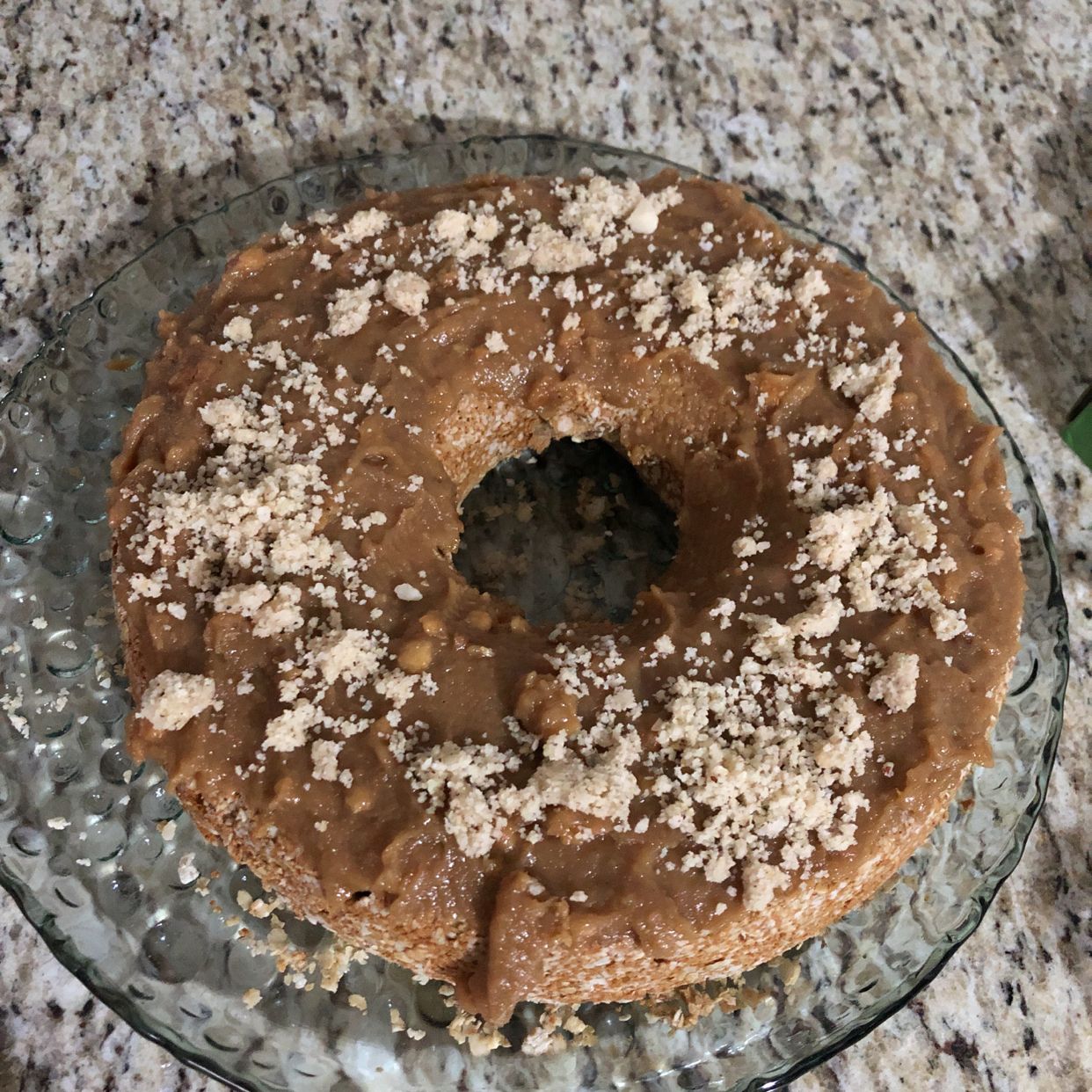 Bolo de amendoim low carb