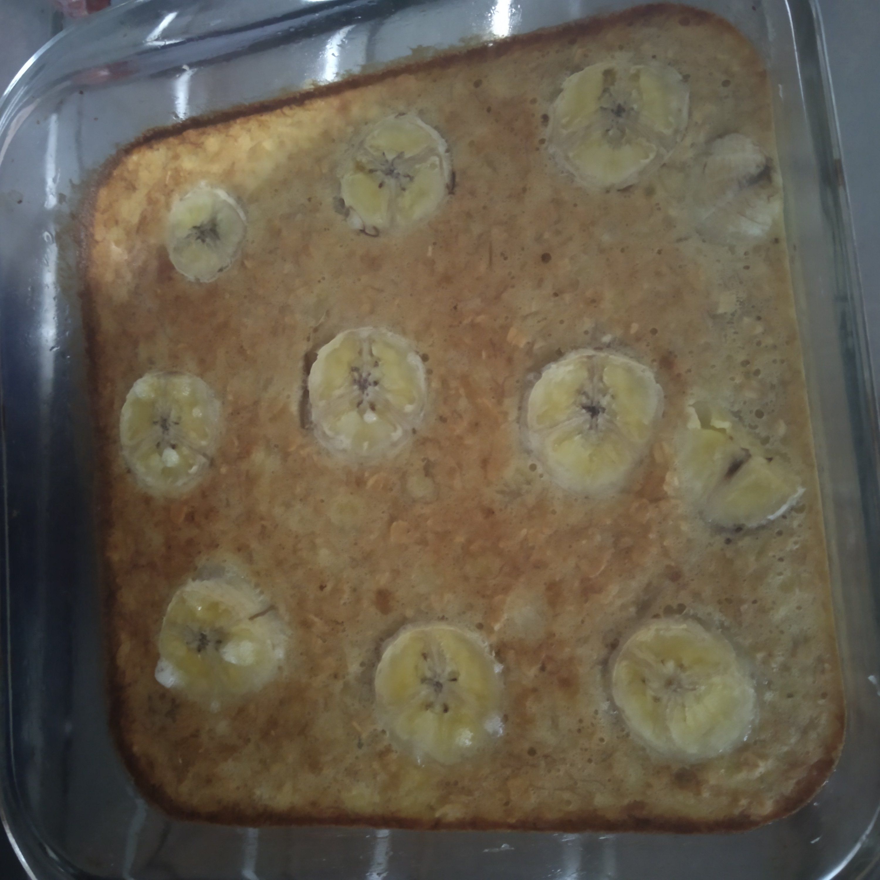 Bolo de Banana com Aveia Fitness