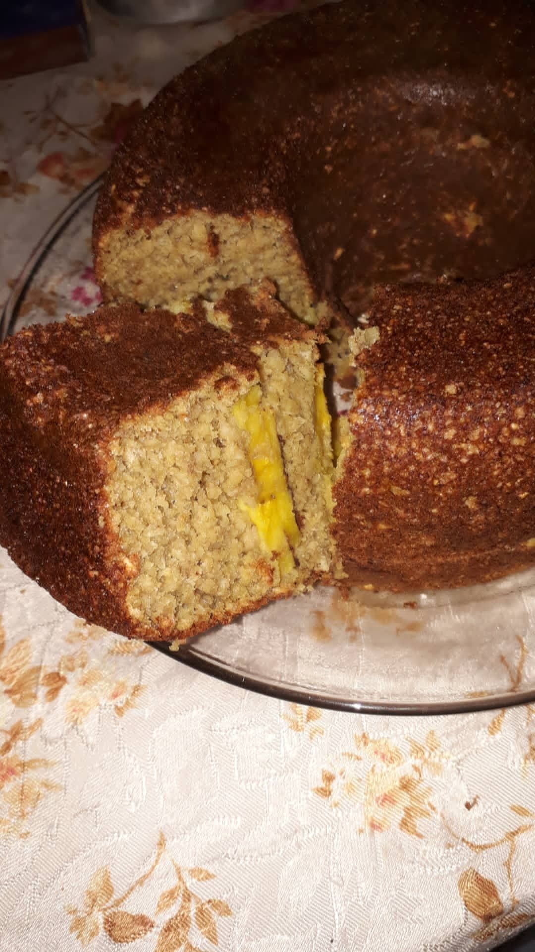 Bolo de banana da terra fit