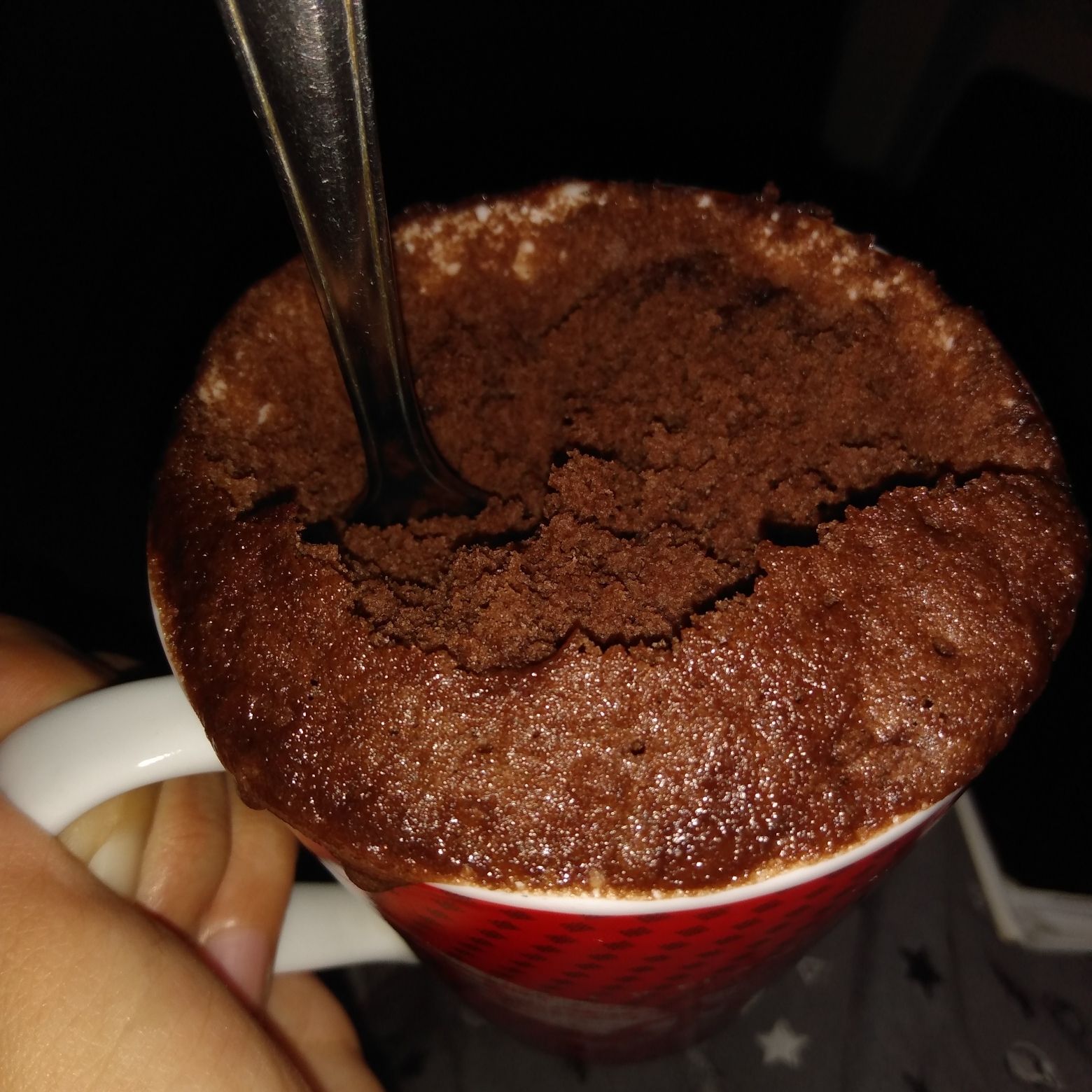 Bolo de caneca de chocolate