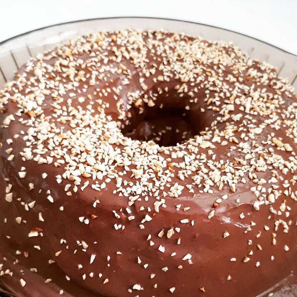 Bolo de chocolate funcional sem glúten e sem lactose