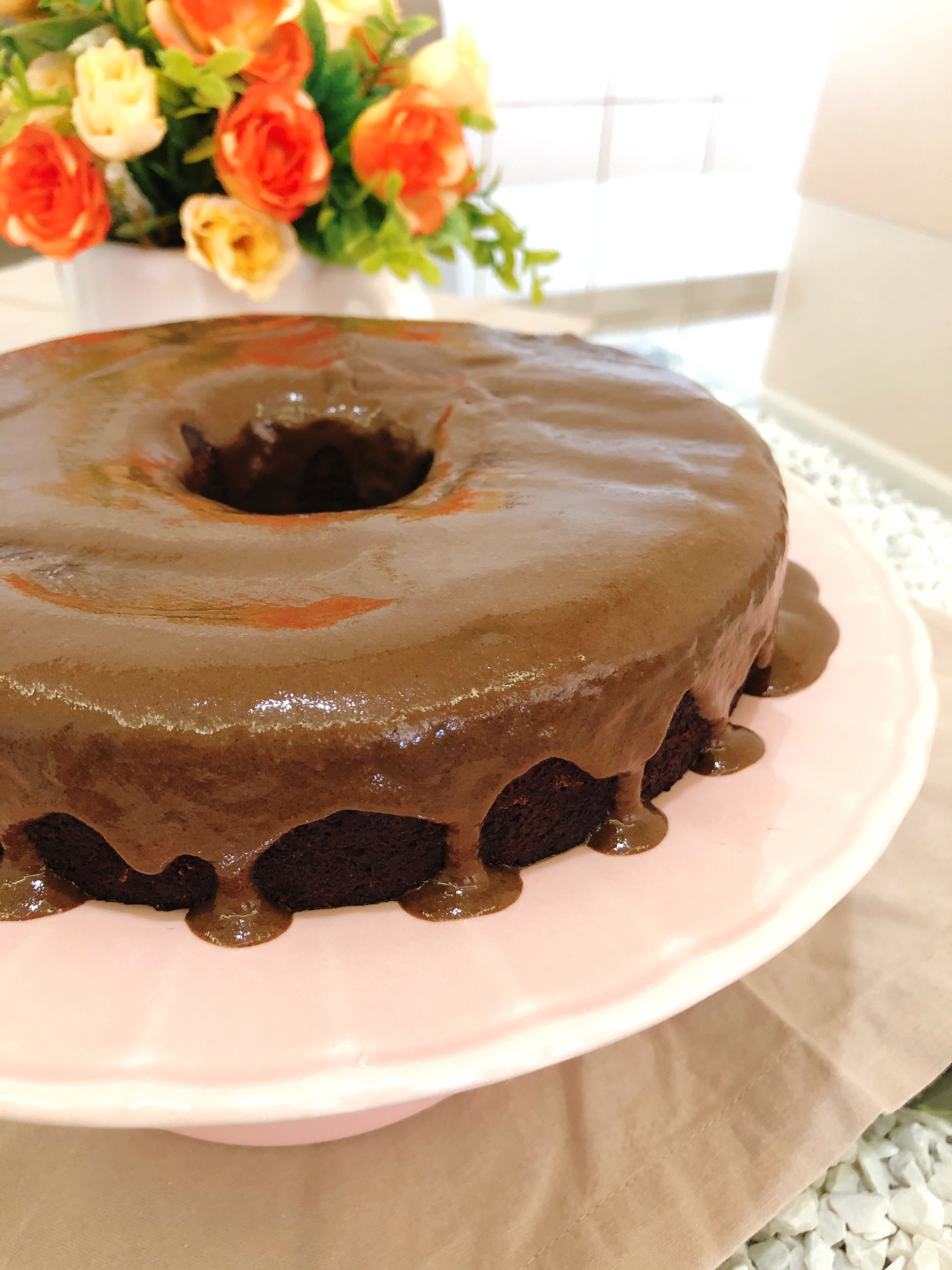 Bolo de chocolate vegano e saudável