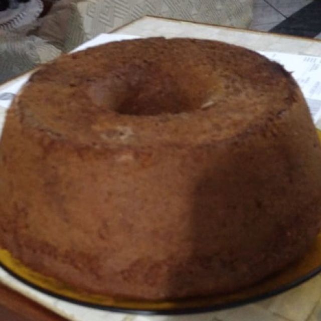 Bolo de chuva de banana no forno