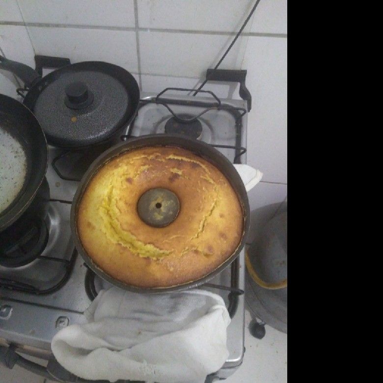 Bolo de flocão de milho