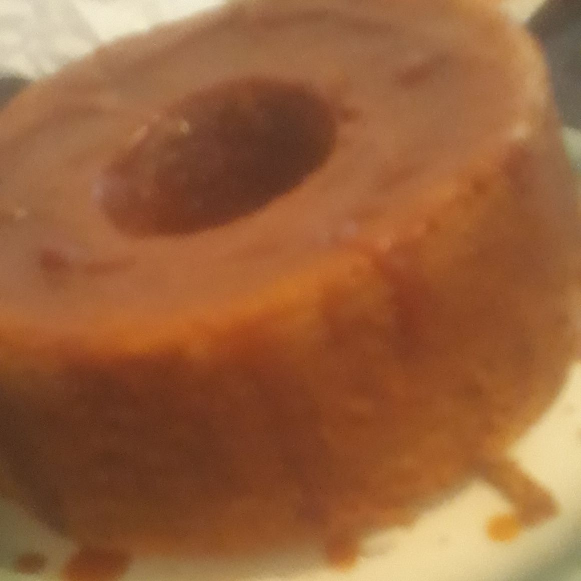 Bolo de fubá com goiabada da Bárbara