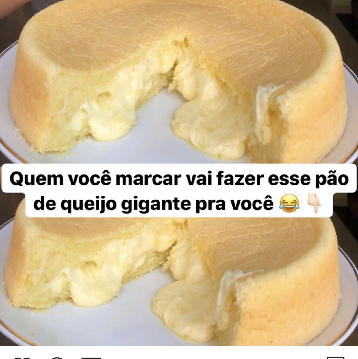 Bolo de pão de queijo fácil