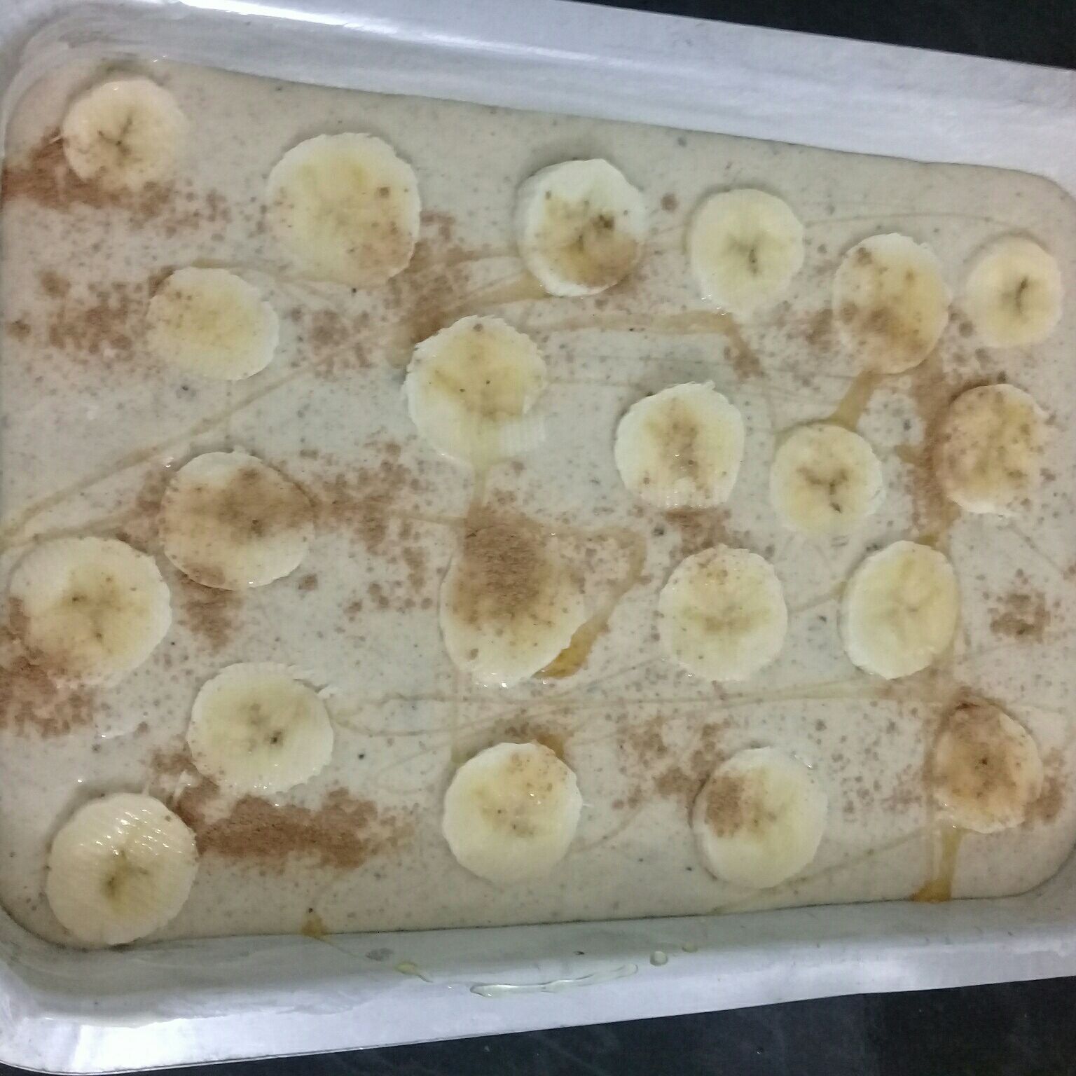 Bolo integral superfácil de banana e maçã